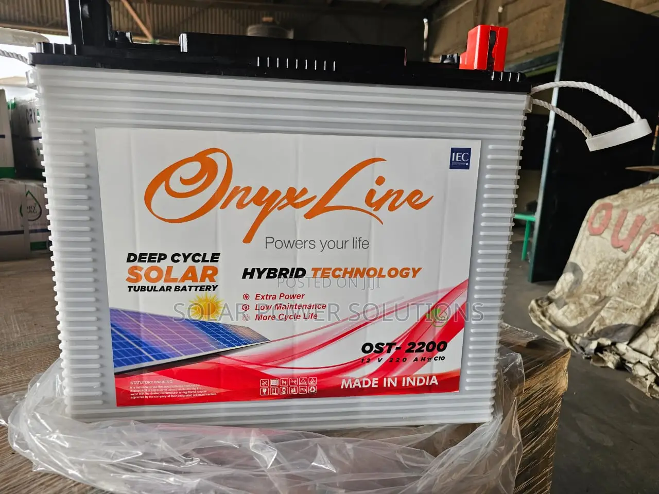 Onyxline Premium 220ah Tubular Battery