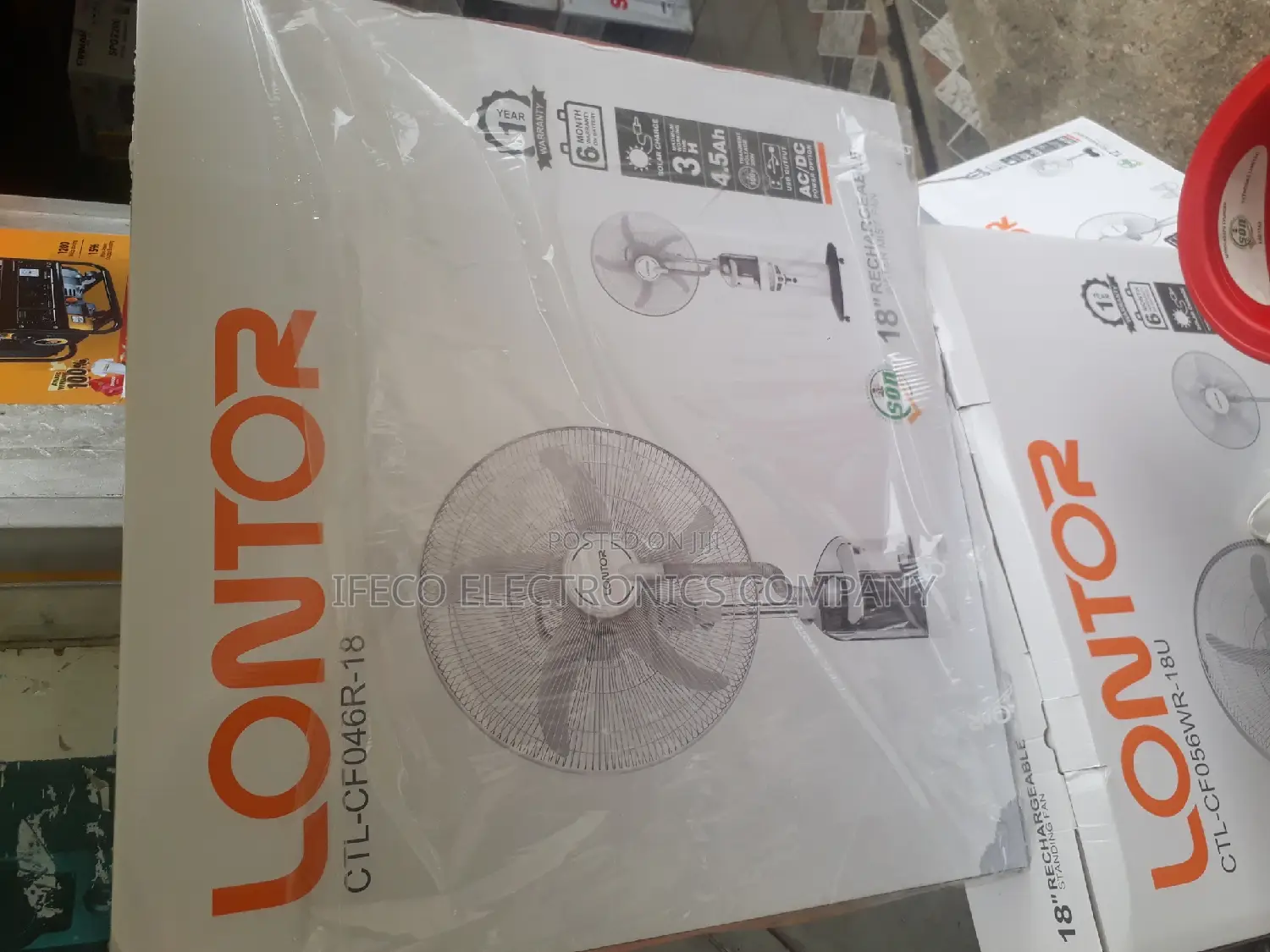 Lontor Water Fan. 18inches