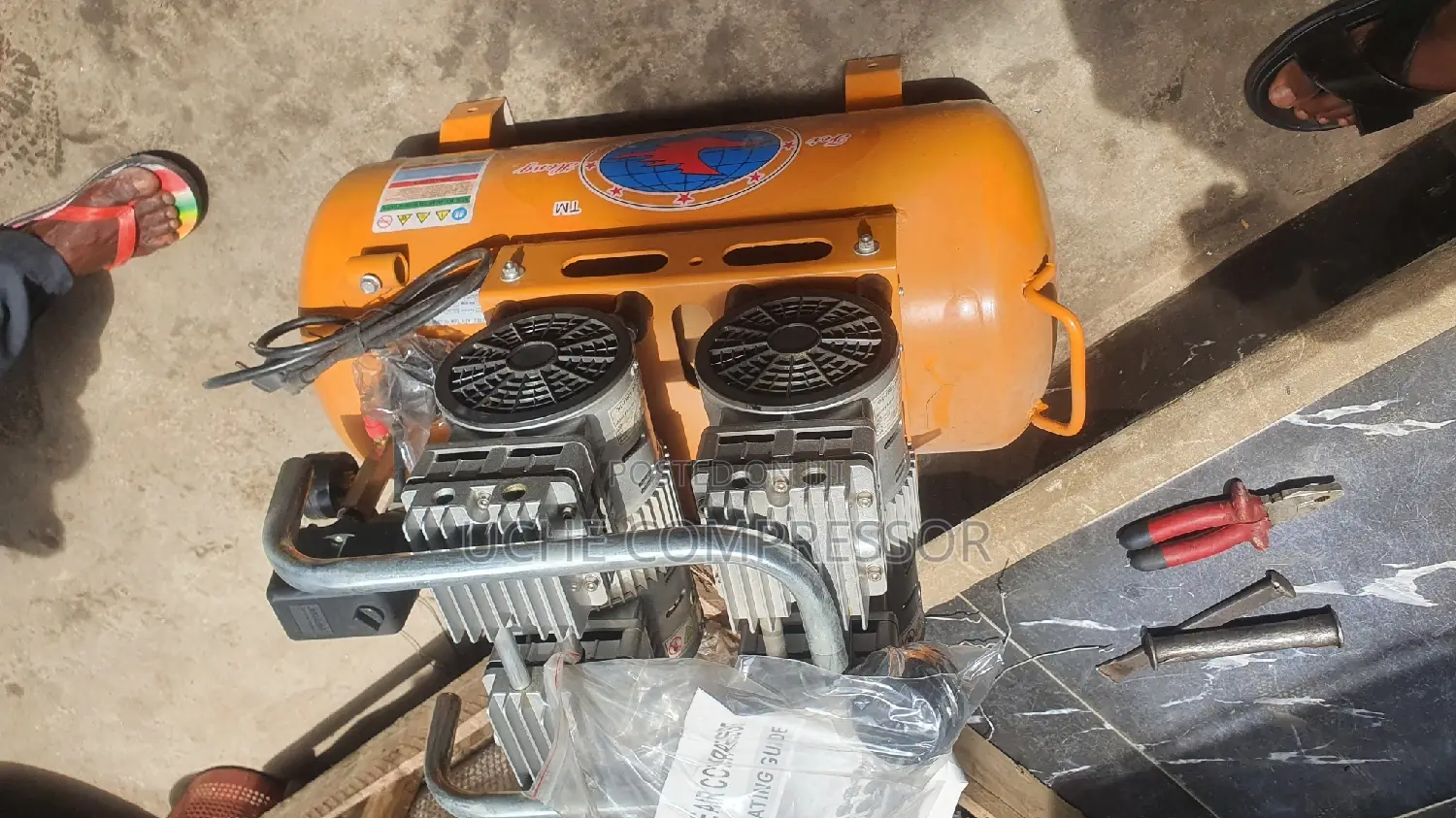Oil Free Air Compressor 50L Orginal One
