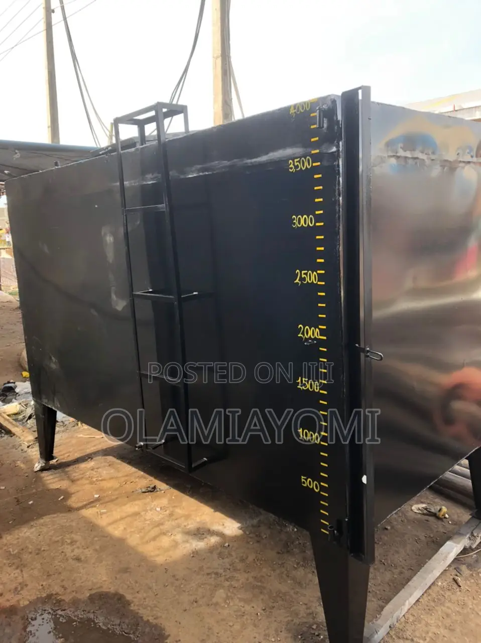 4,000liters Big Generator Diesel Tank