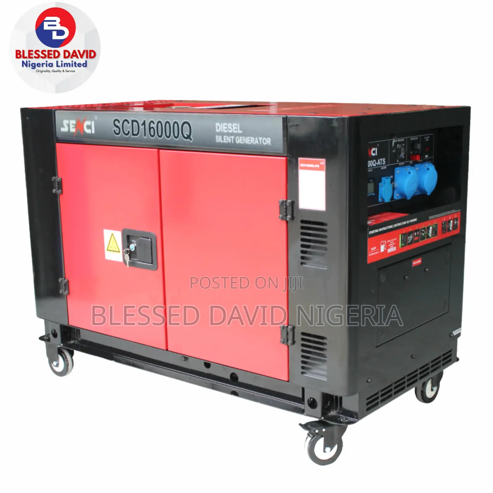 Senci SCD16000Q, 12.5kva Diesel Generator With Silent Canopy