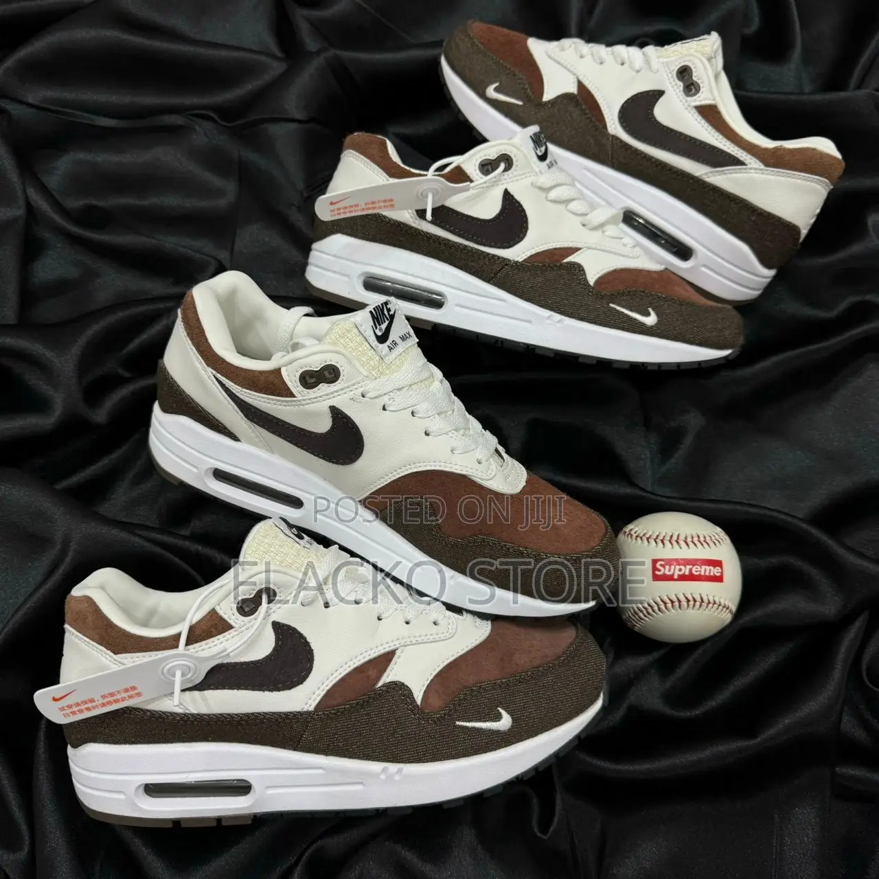 Original Nike Air Max 1 Velvet Brown Sneakers