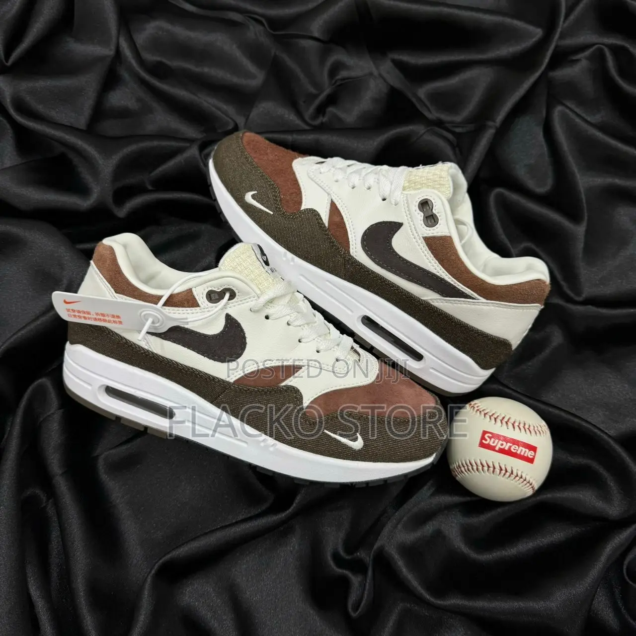 Original Nike Air Max 1 Velvet Brown Sneakers