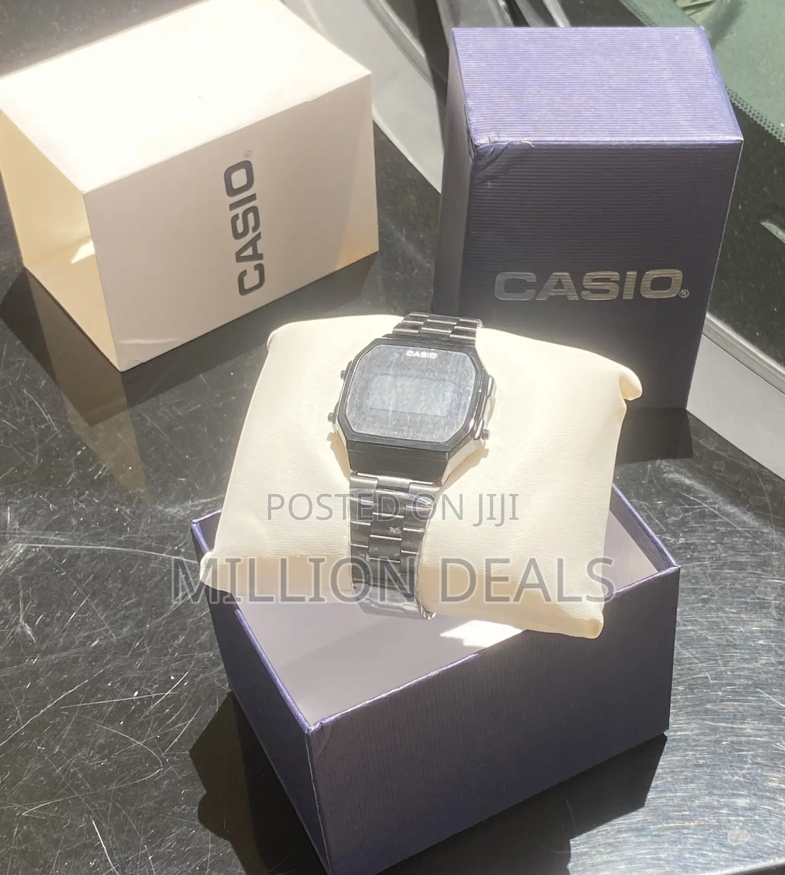 Classic Stainless Steel Black Men’S Wrist Watch