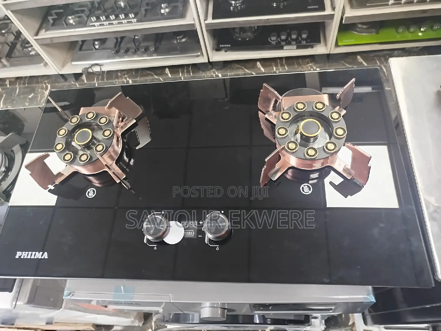 2 Gas Burner Premium Inbuilt Table Top Gas Cooker