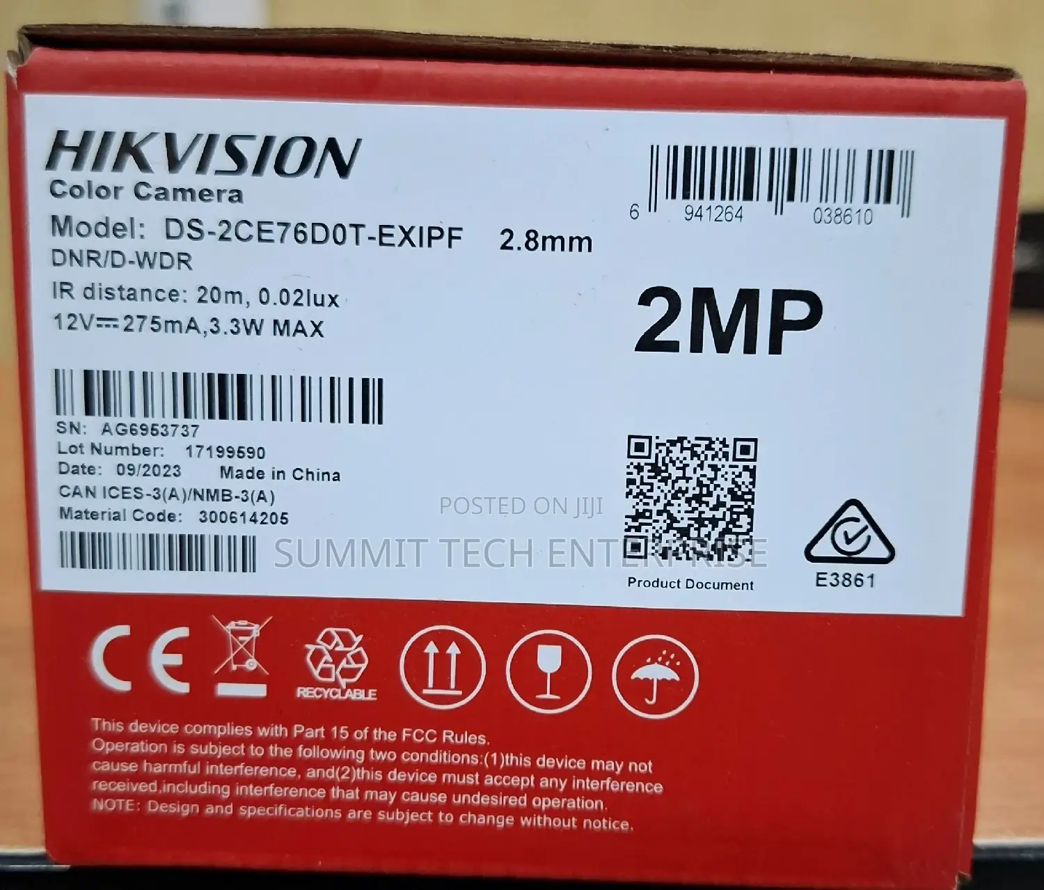 Hikvision 2mp Indoor Camera