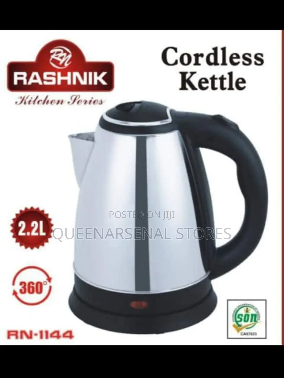 2.2l Rashnik Electric Kettle