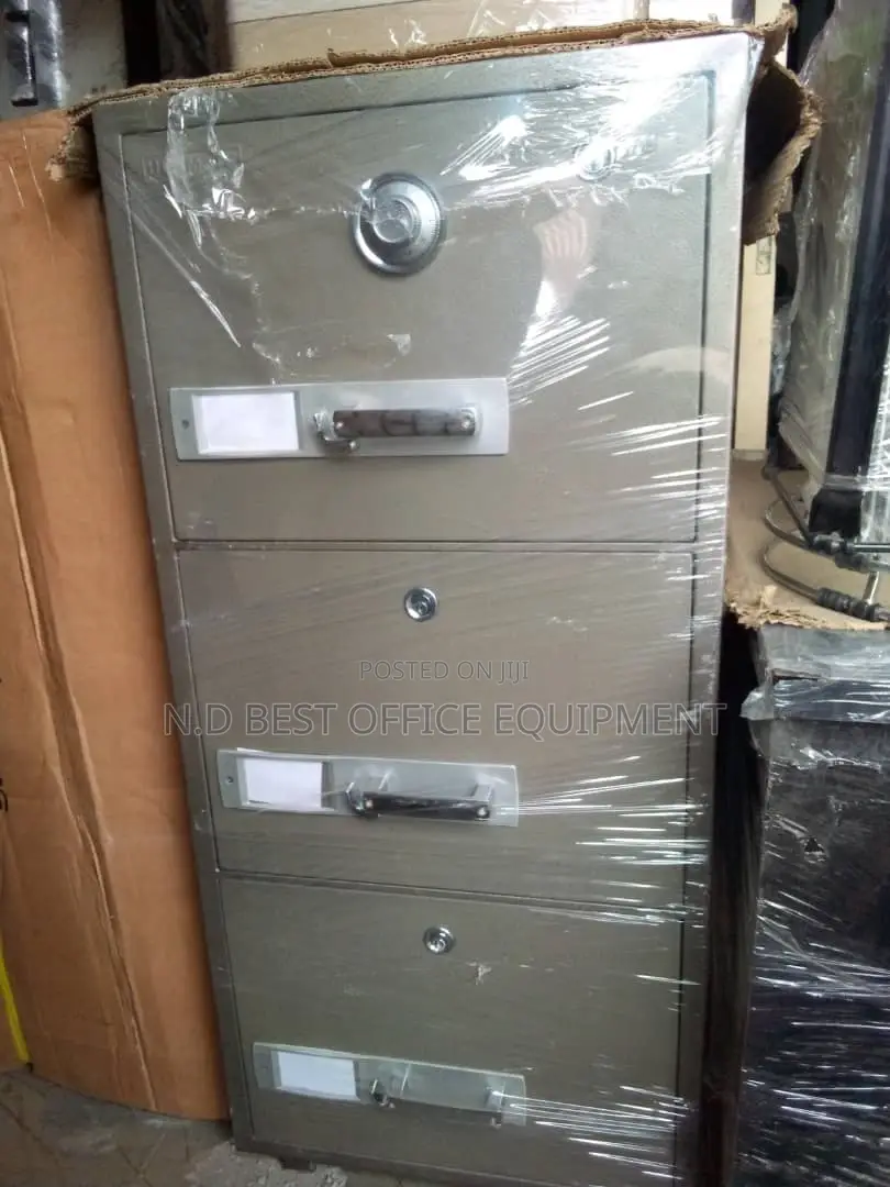 Three Fireproof Safe Cabinets