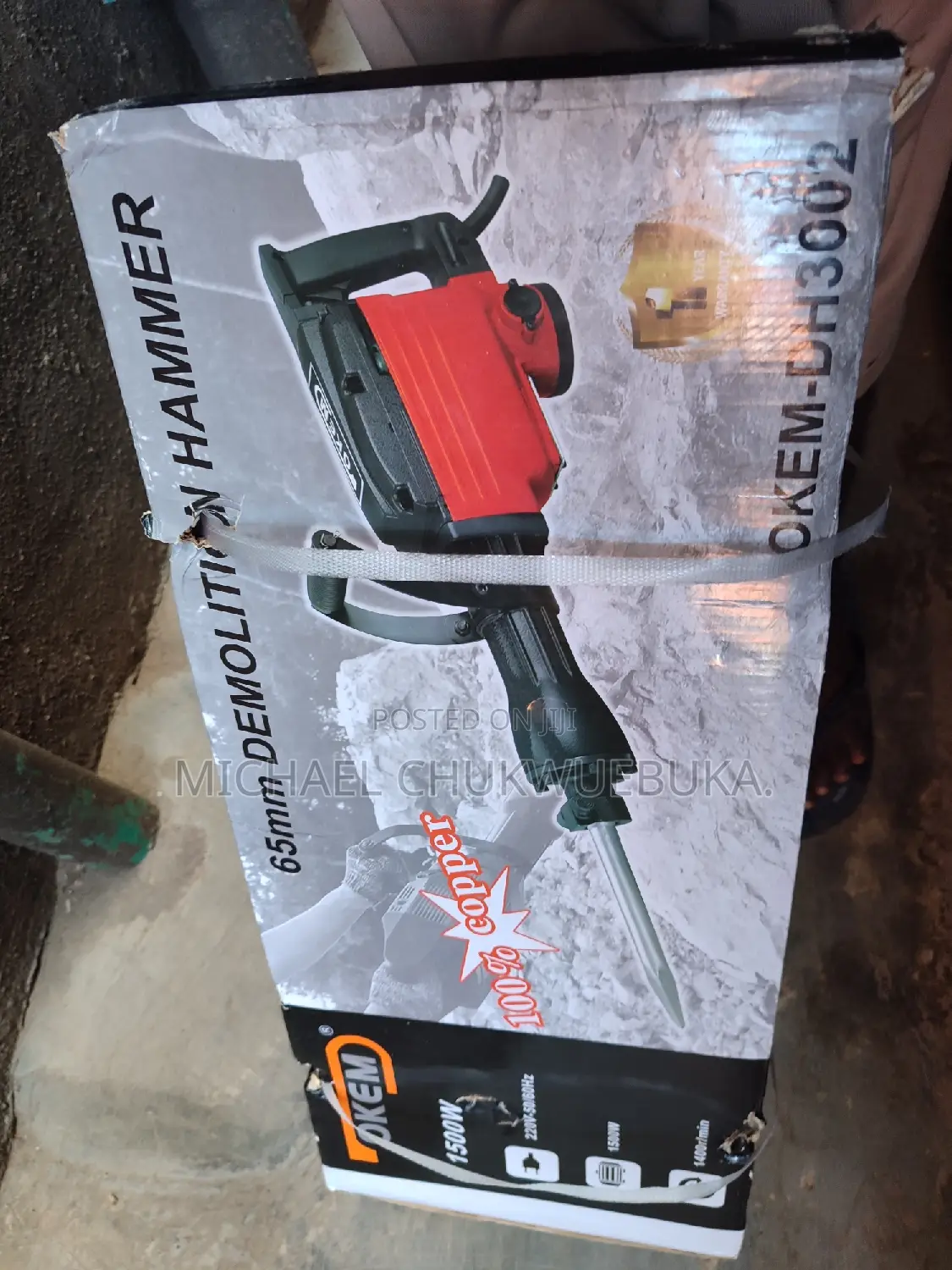 1500w Demolishing Hammer Okem