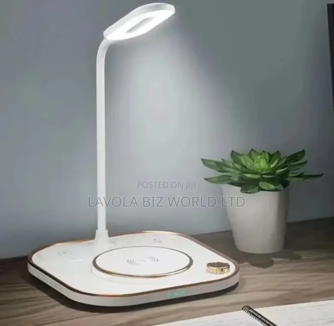 Wireless Charging Station With Lamp