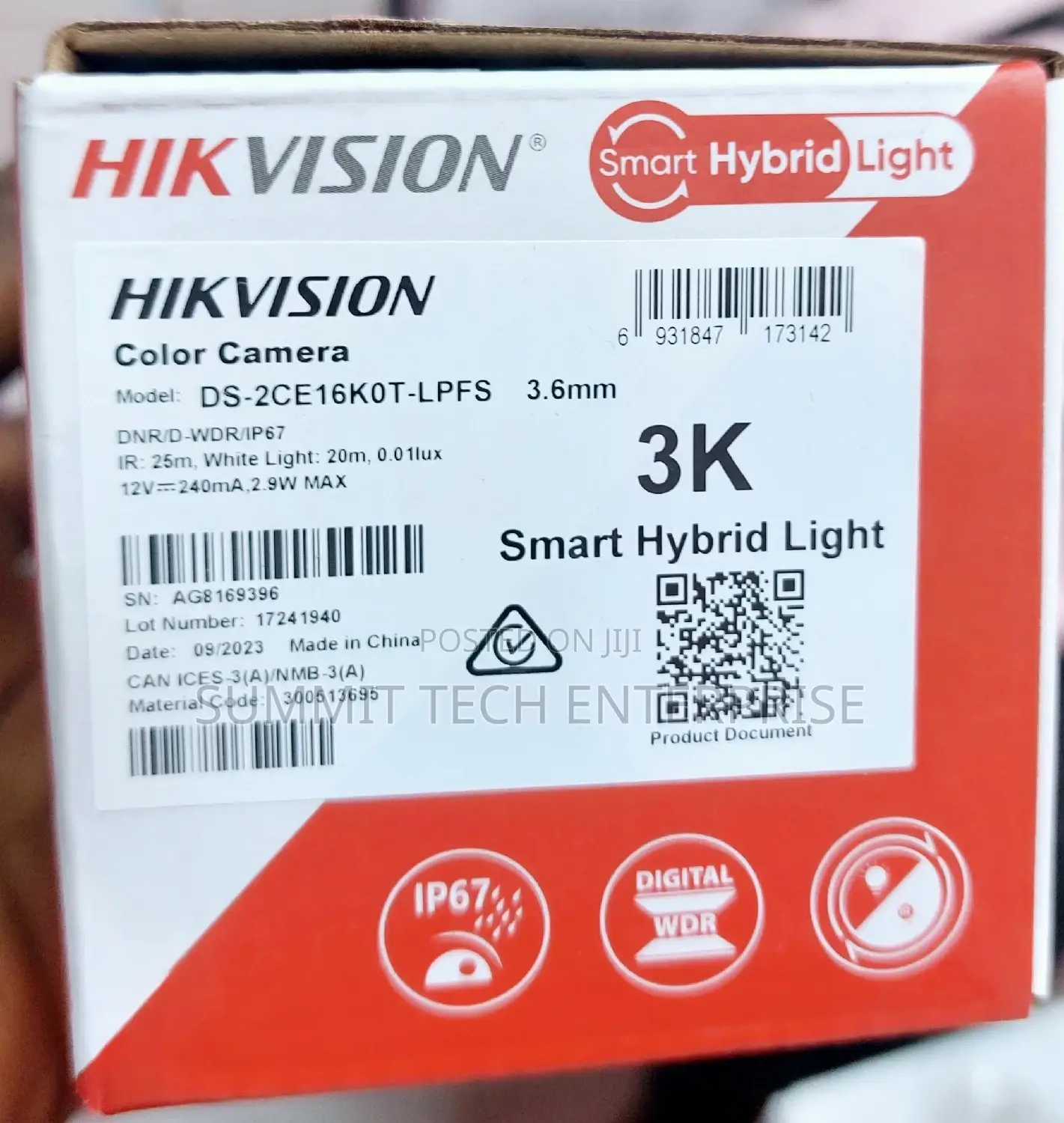 Hikvision 5MP Colourvu Audio Bullet Camera ()