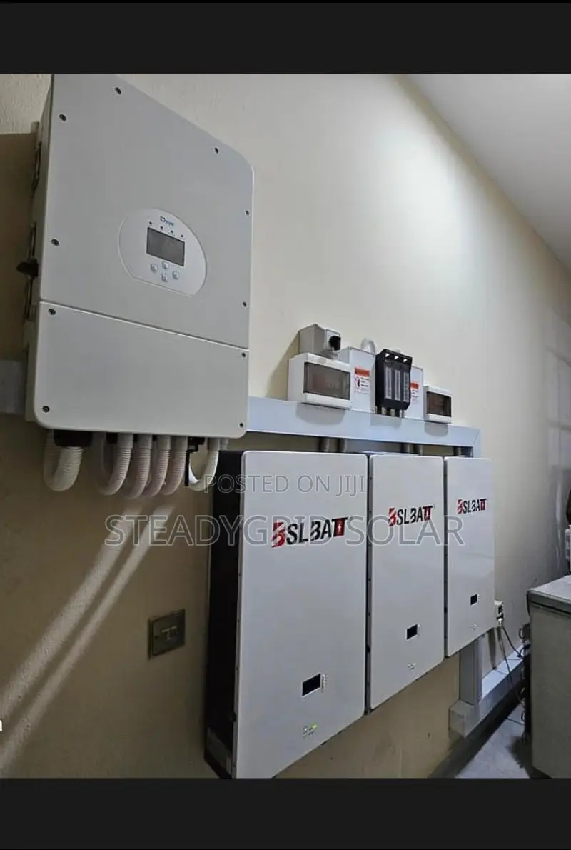 7.5kva Deye Solar Inverter System With 30kwh BSL Lithium Bat