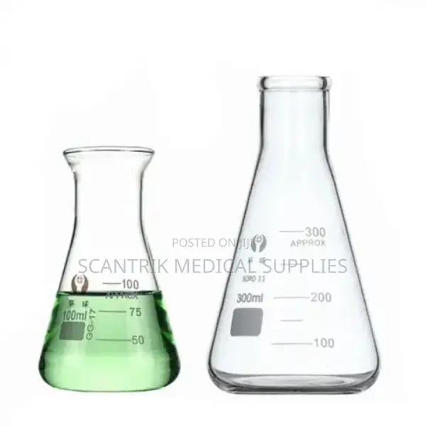 Lab Glass Triangular Flask