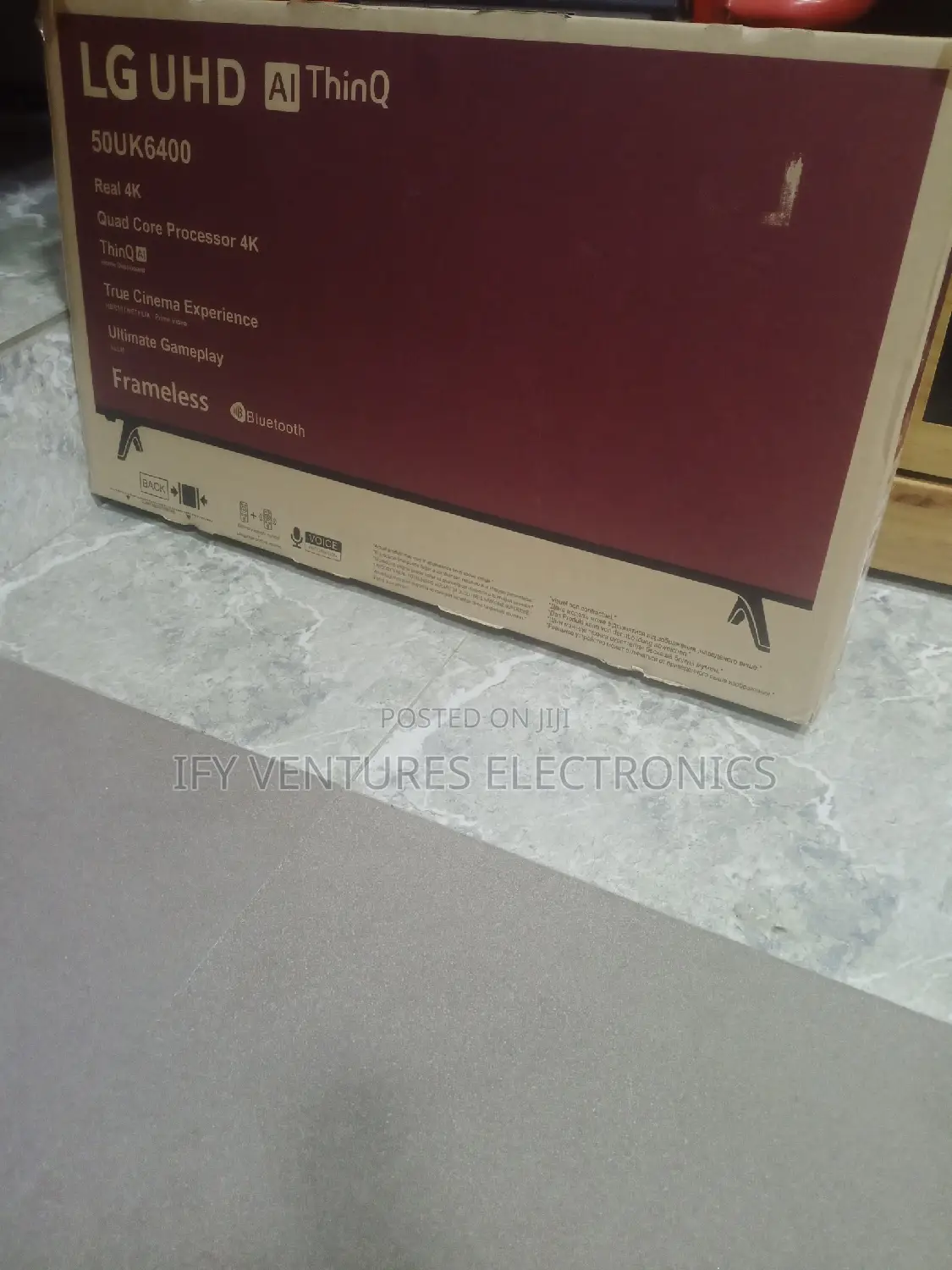 50inchs LG Smart Frameless Television.