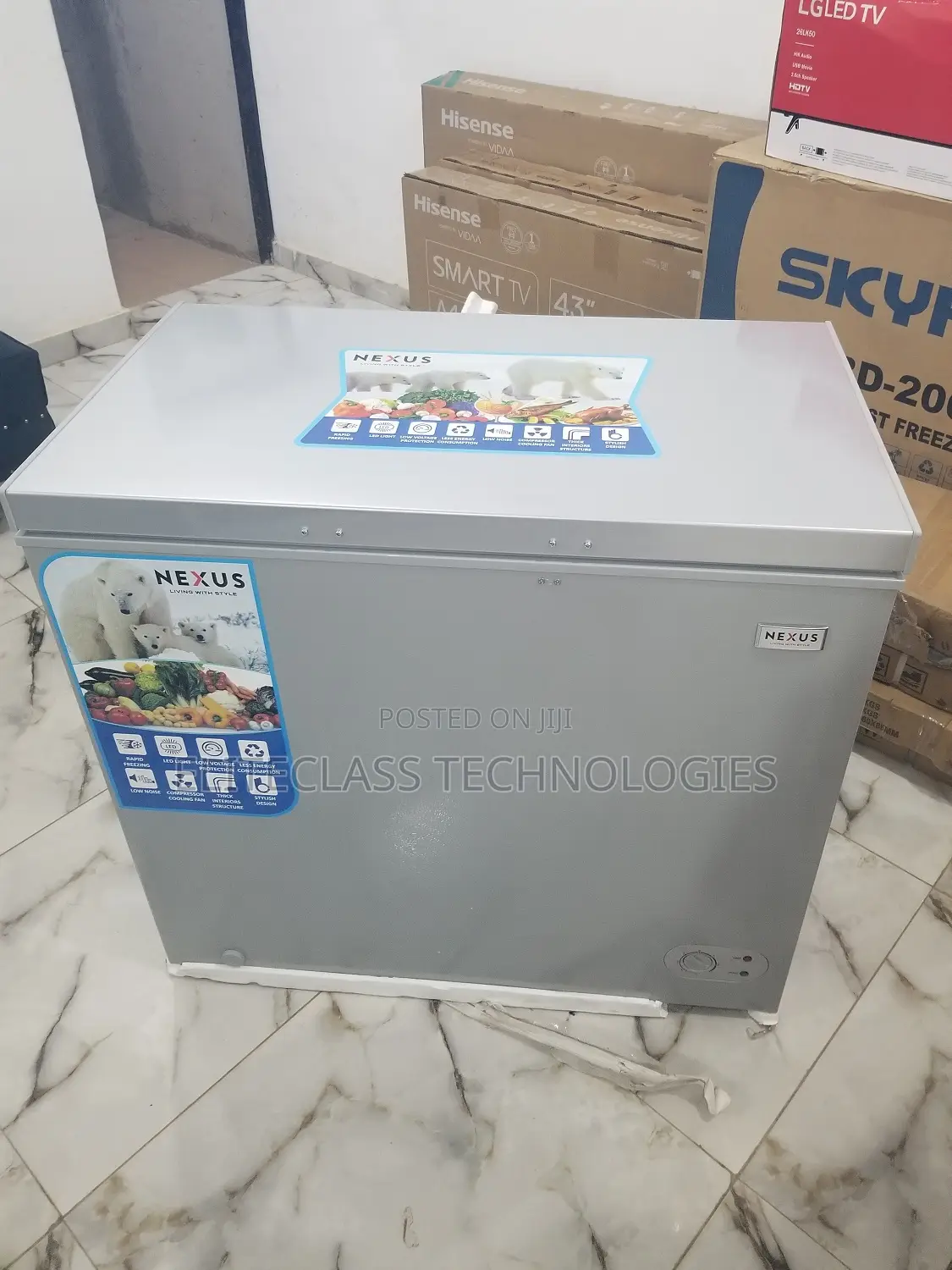 High Quality Nexus 200L Chest Freezer Nx-265g.