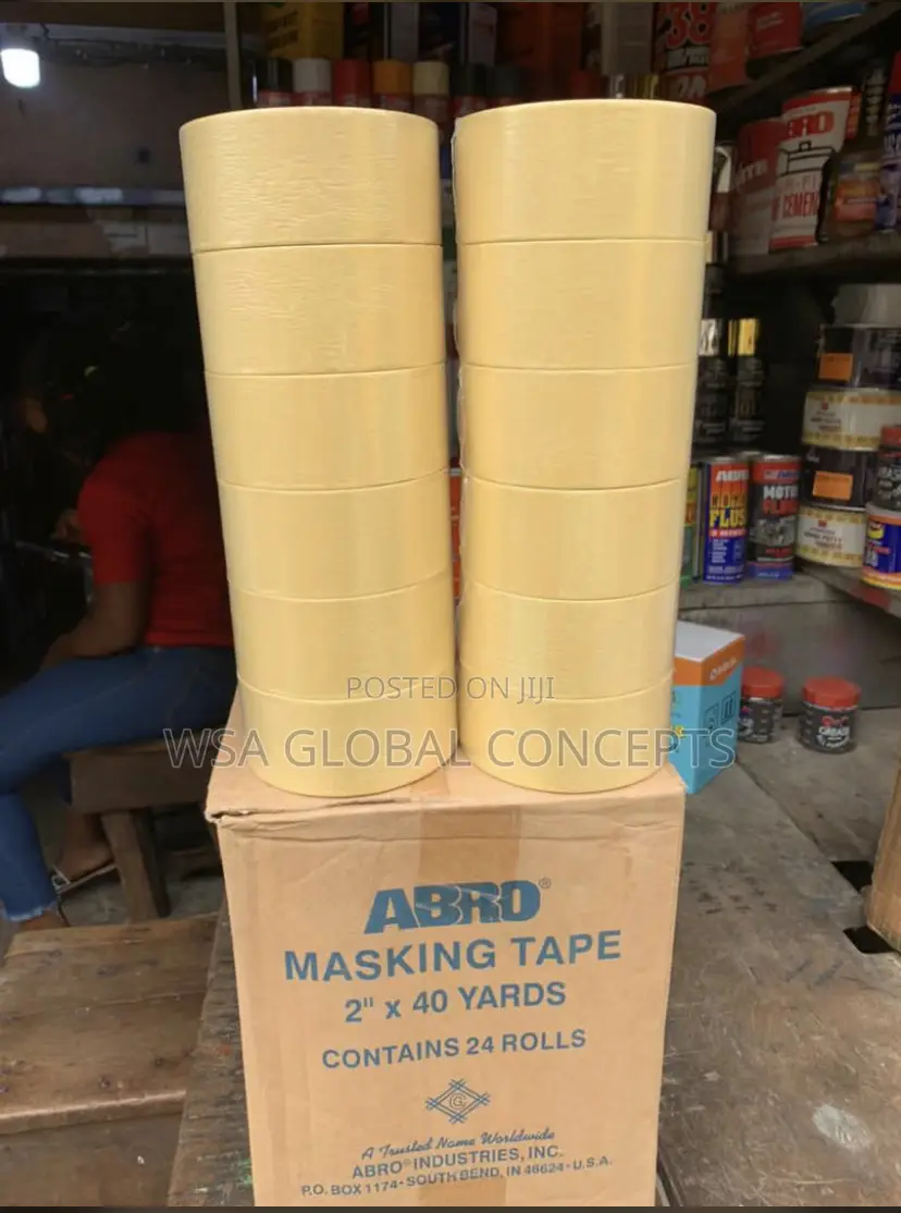 2” Masking Tape by 40 Yards 24 Rolls in Carton