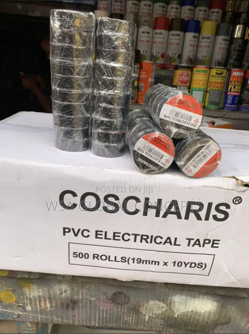 19mm PVC Electrical Tape by 10 Yards 500 PCS
