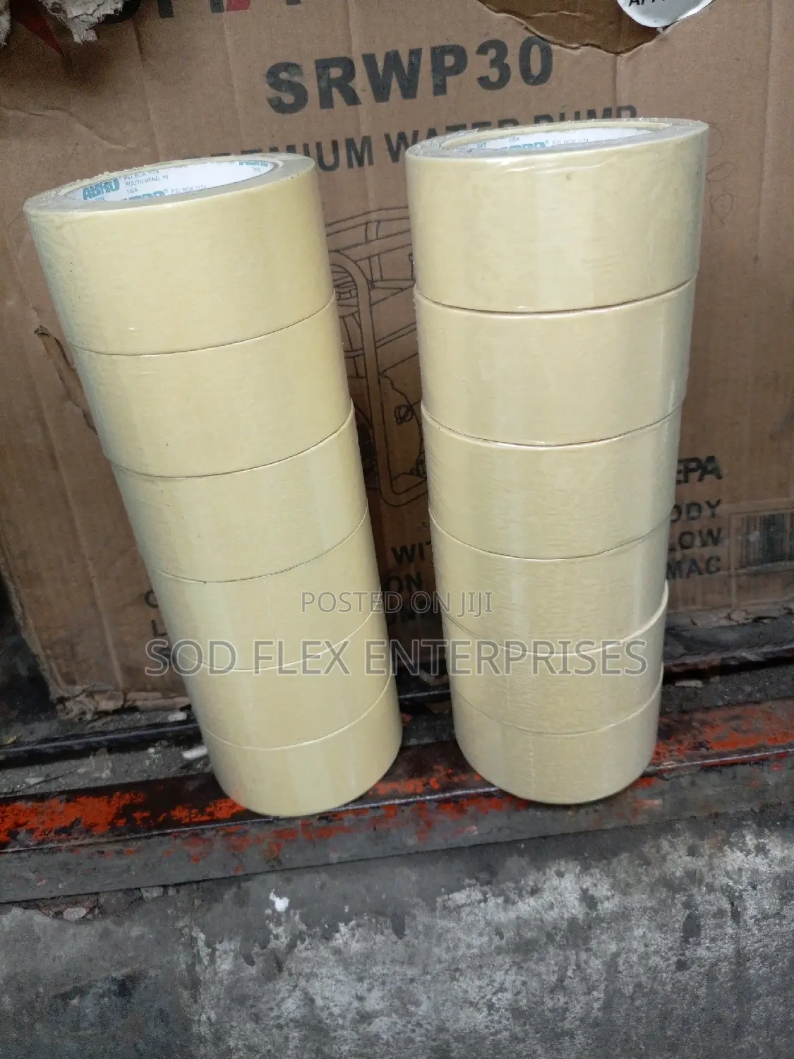 2" by 6 Pieces Abro Masking Tape