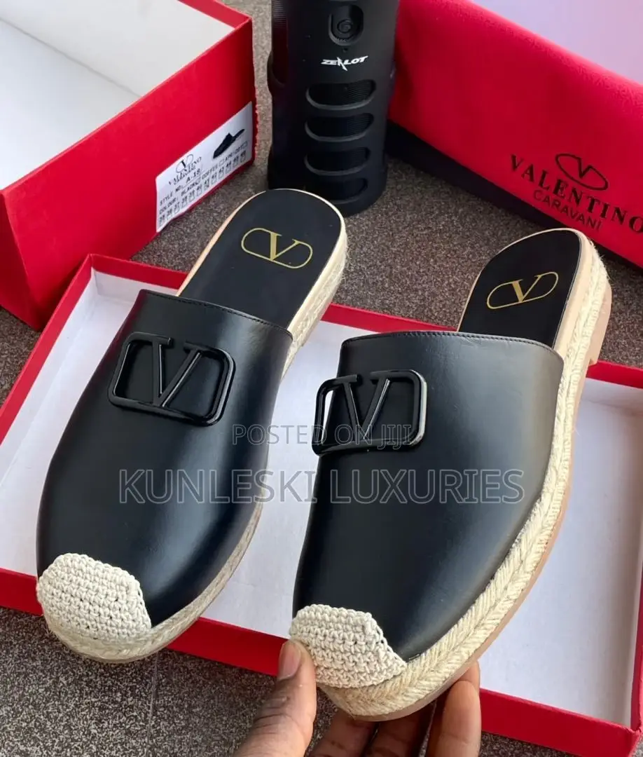 Original Valentino Garavani Leather Half Shoe