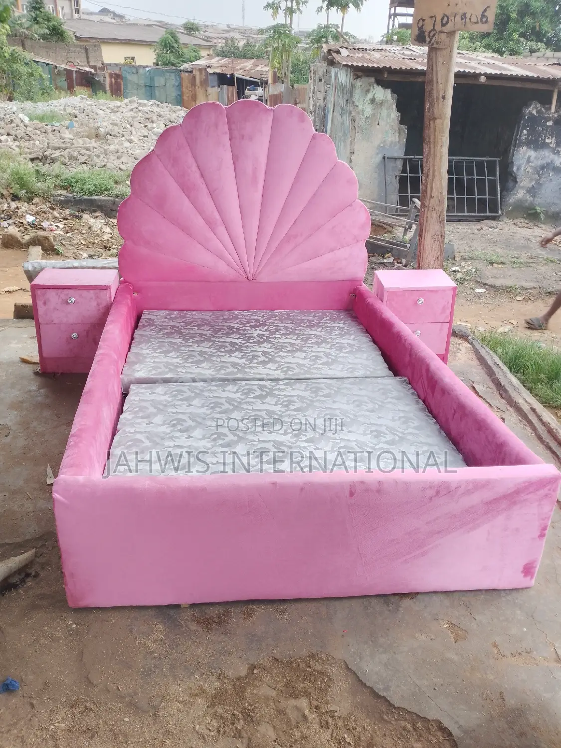 Classic Ladies Pink 4.5by6ft Bed Frame
