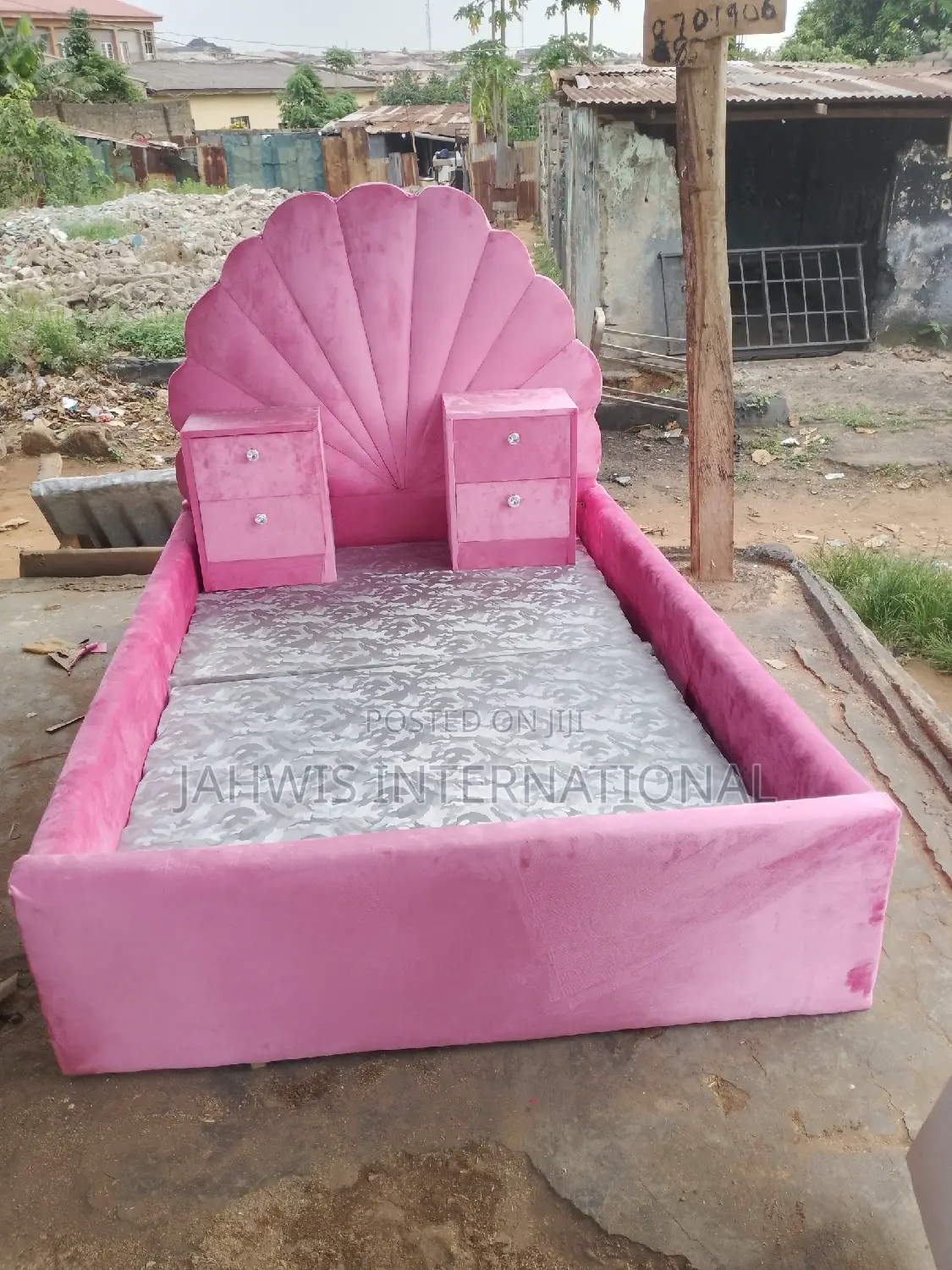 Classic Ladies Pink 4.5by6ft Bed Frame
