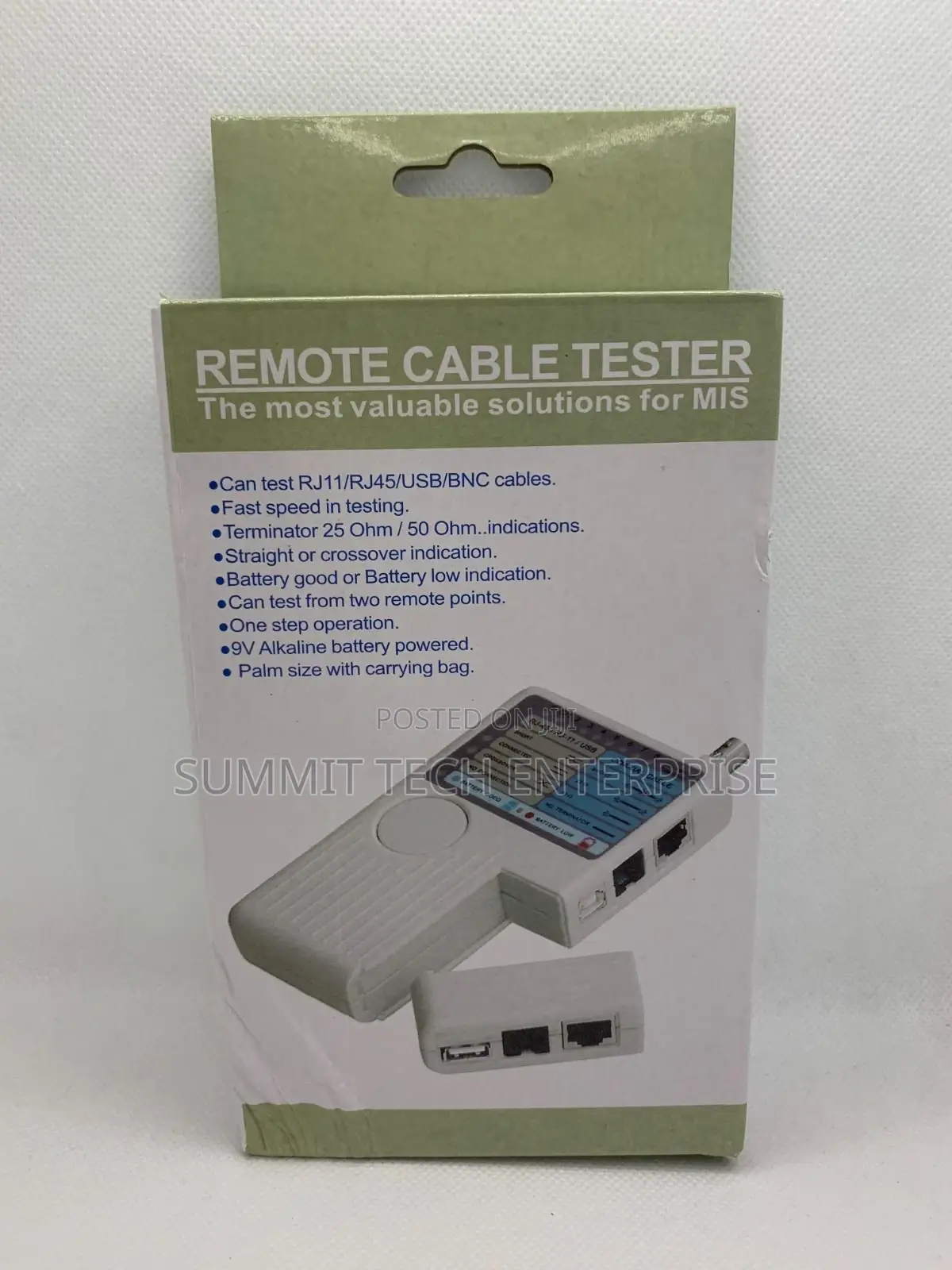 Docooler 4-in-1 Remote Rj11 Rj45 USB BNC Lan Network Phone C