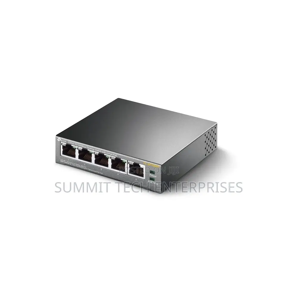 Tp-Link 5-Port 10/100mbps Desktop Switch With 4-Port Poe (Tl
