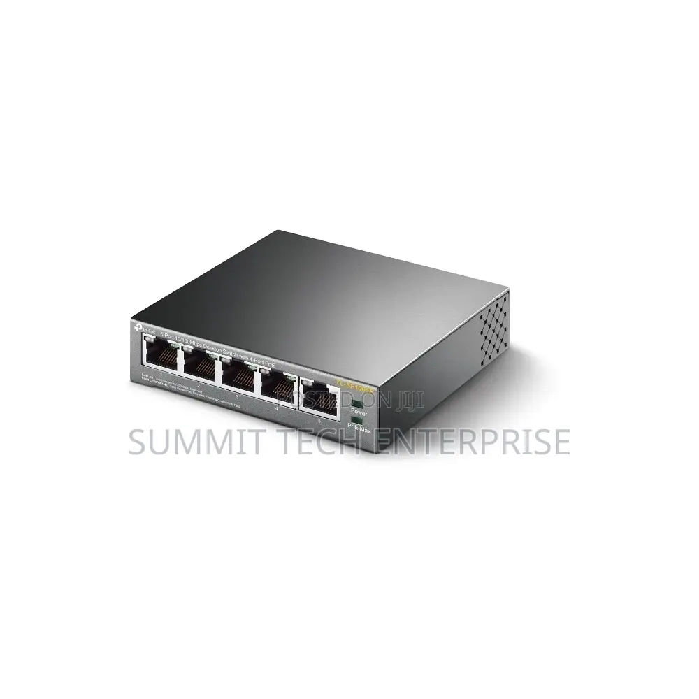 Tp-Link 5-Port 10/100mbps Desktop Switch With 4-Port Poe (Tl