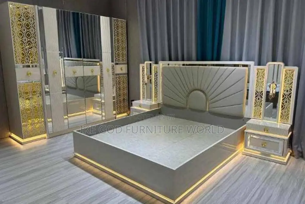 High Quality Turkish Family Bed With Dressing Mirror