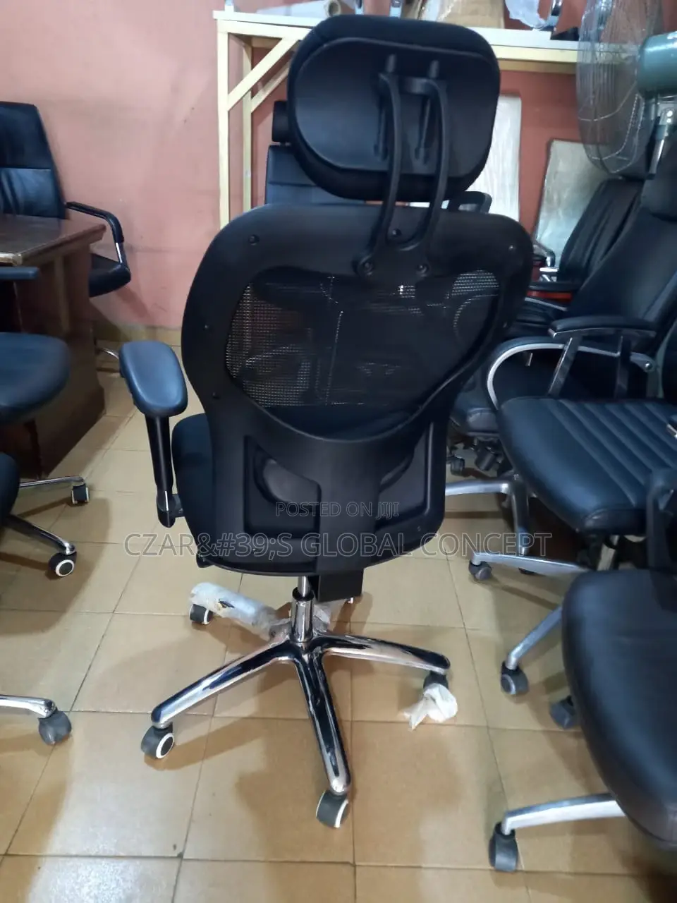 Imported Heavy Gauge Net Office Chairs