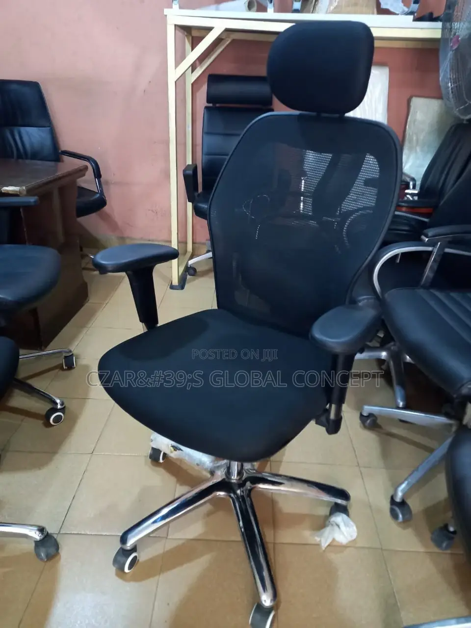 Imported Heavy Gauge Net Office Chairs