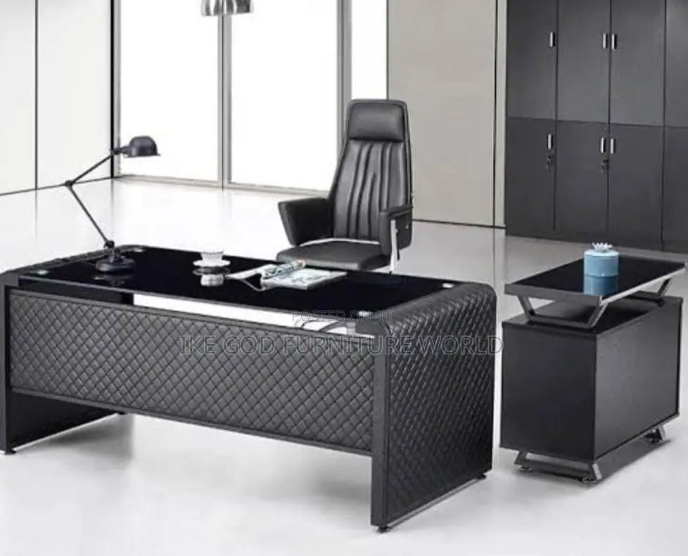Glass Top Quality Executive Table With Extension