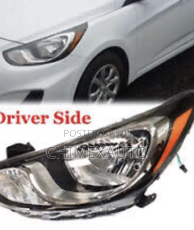 Headlight Replacement for Hyundai Accent 2012-2014 American