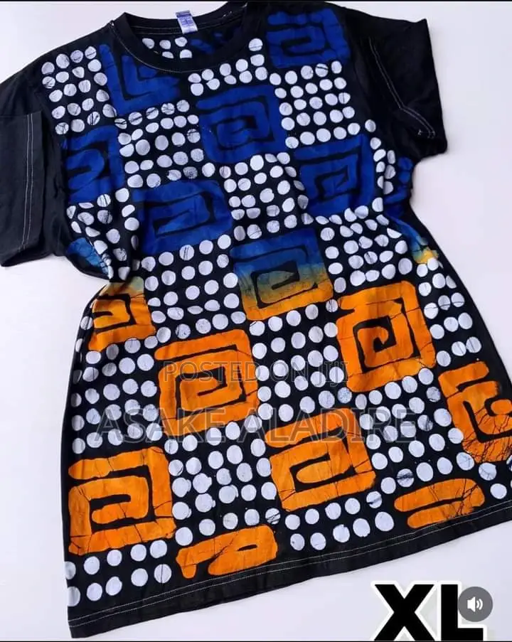 Adire Batik Roundneck