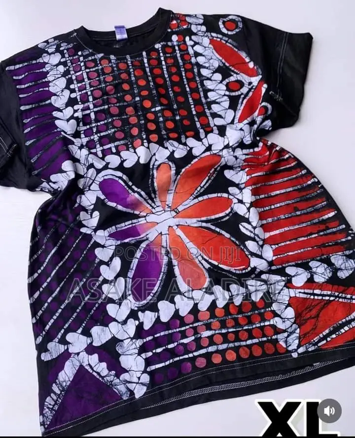 Adire Batik Roundneck