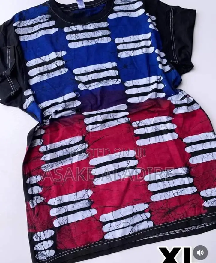 Adire Batik Roundneck