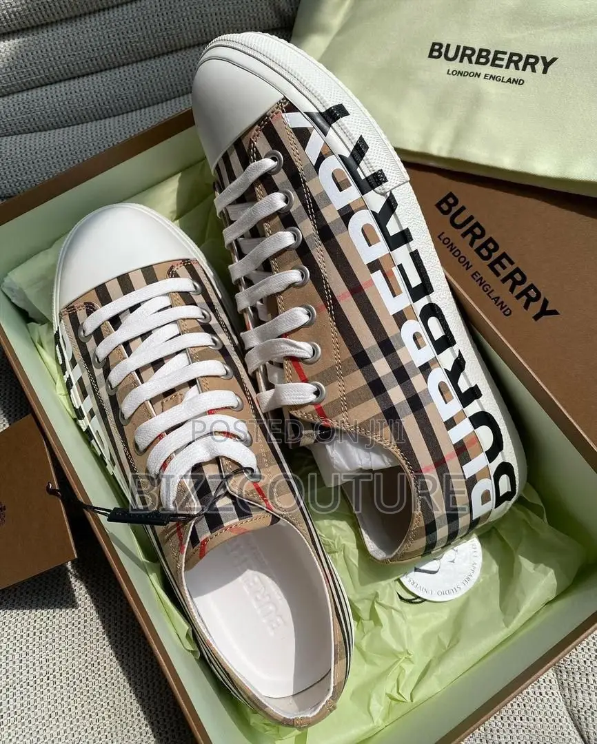 Original BURBERRY Sneakers Available in Store