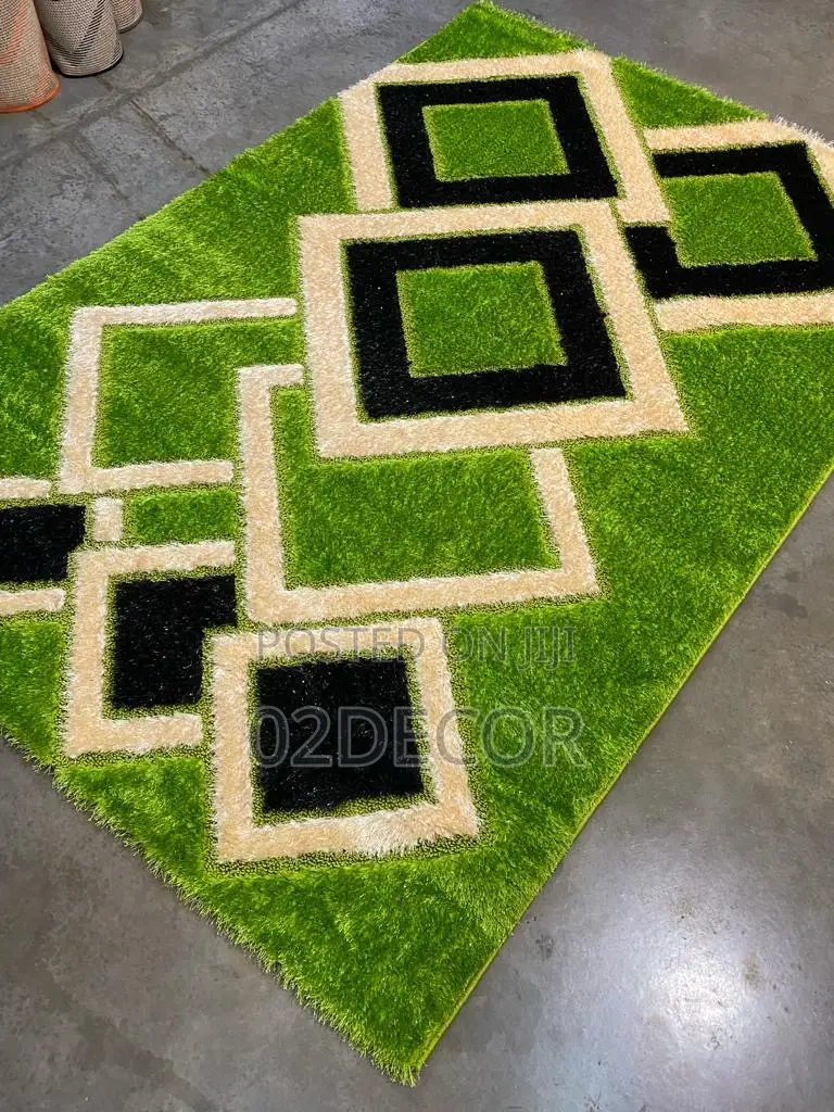 Lemon and Cream Design Center Rugs