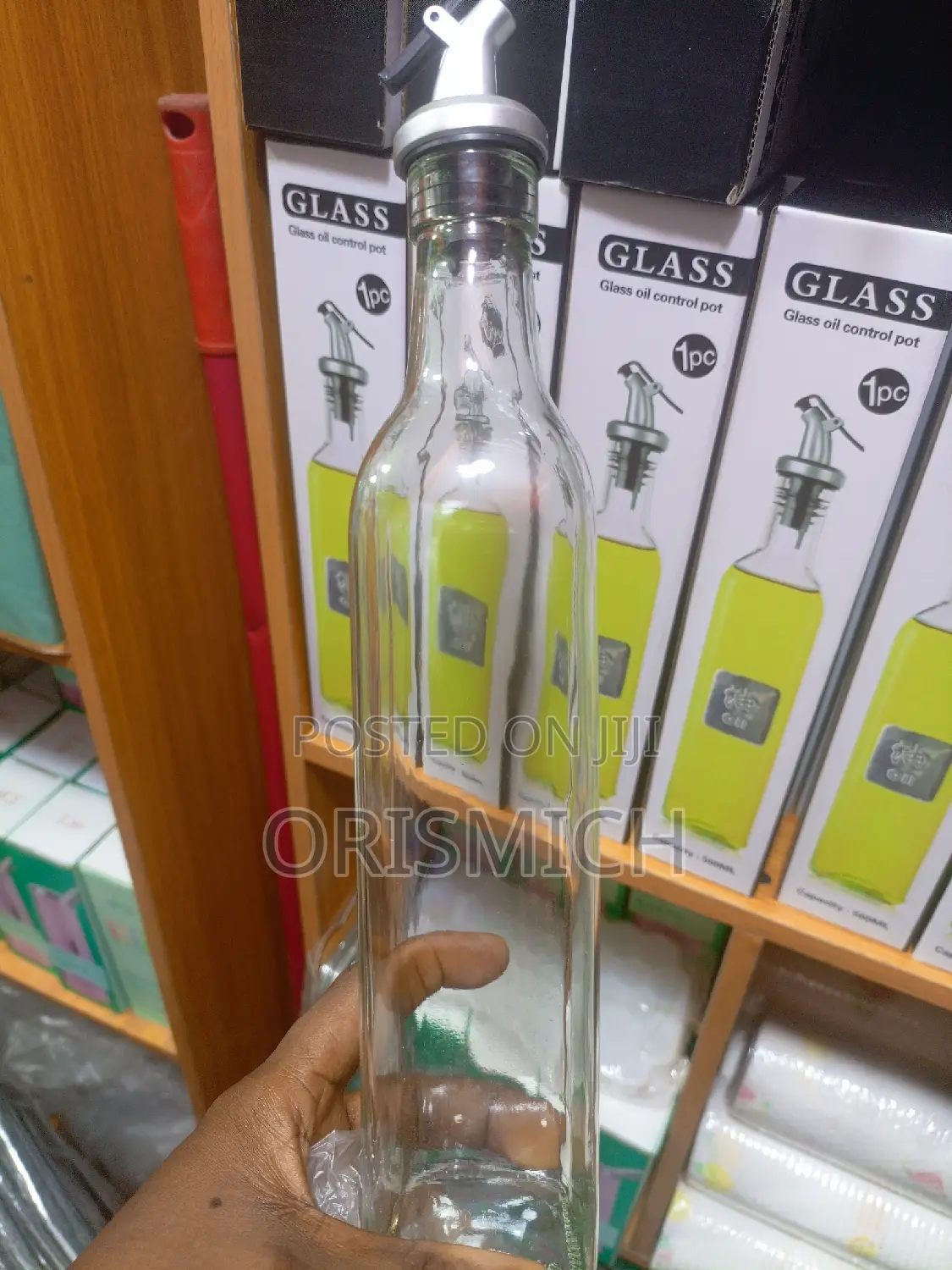 Glass Oil Bottle