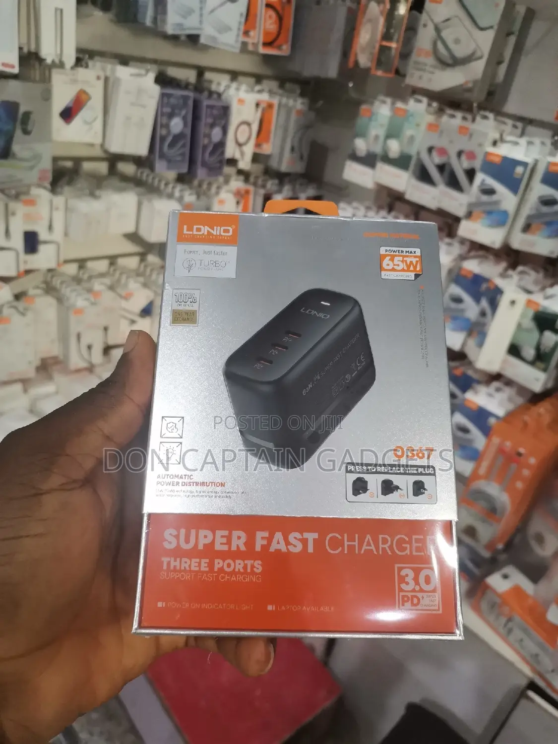 Ldnio 65w Super Fast Type-C Laptop Charger Q367