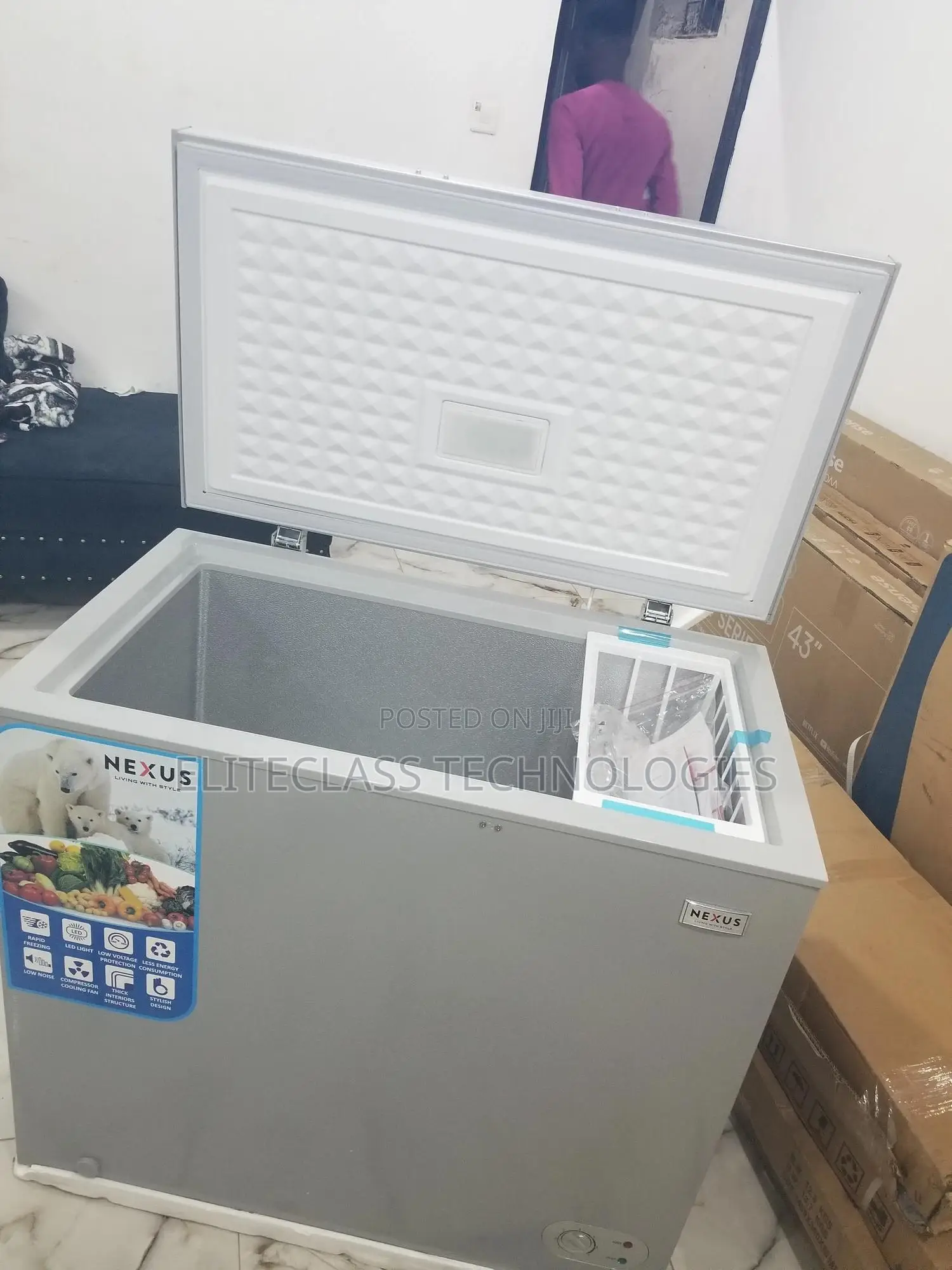 New Nexus 200L Chest Freezer NX-265G.