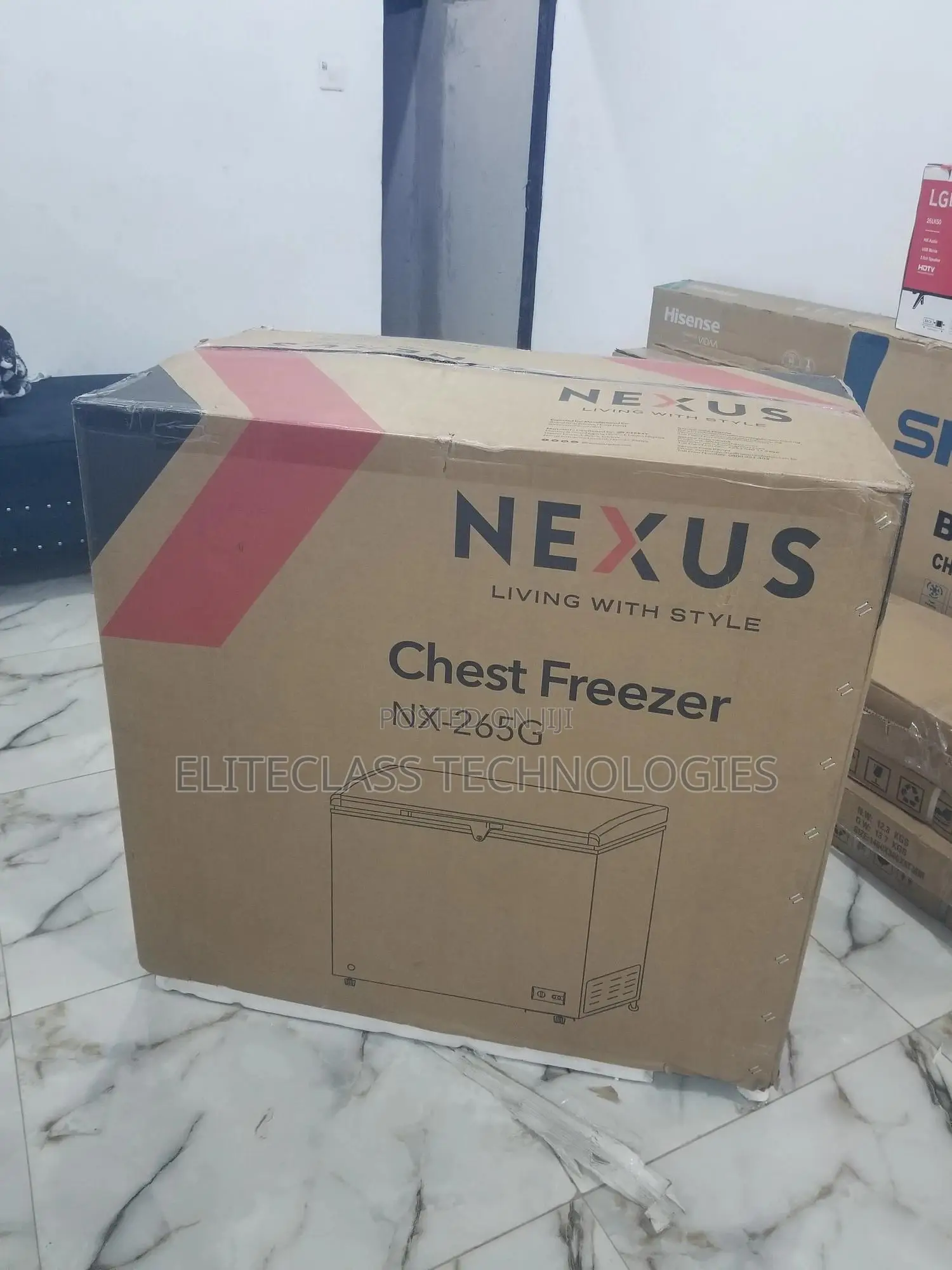 New Nexus 200L Chest Freezer NX-265G.