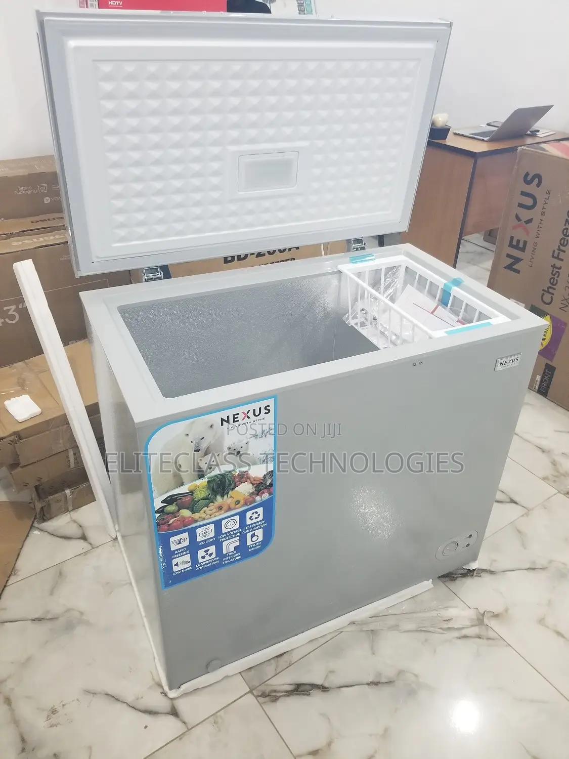 Advance and Reliable Nexus 200l Chest Freezer NX-265G.