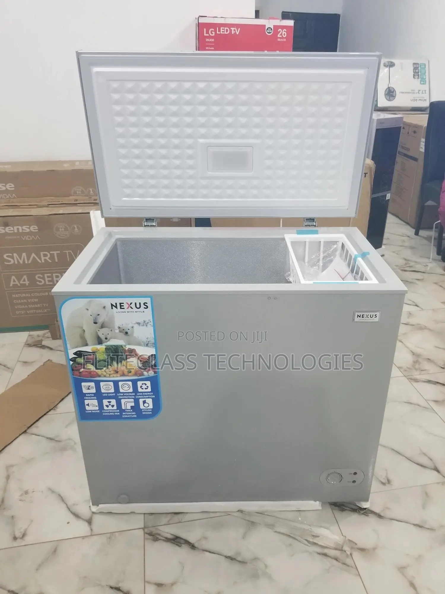 Unique Nx-265g Nexus Chest Freezer 200L.