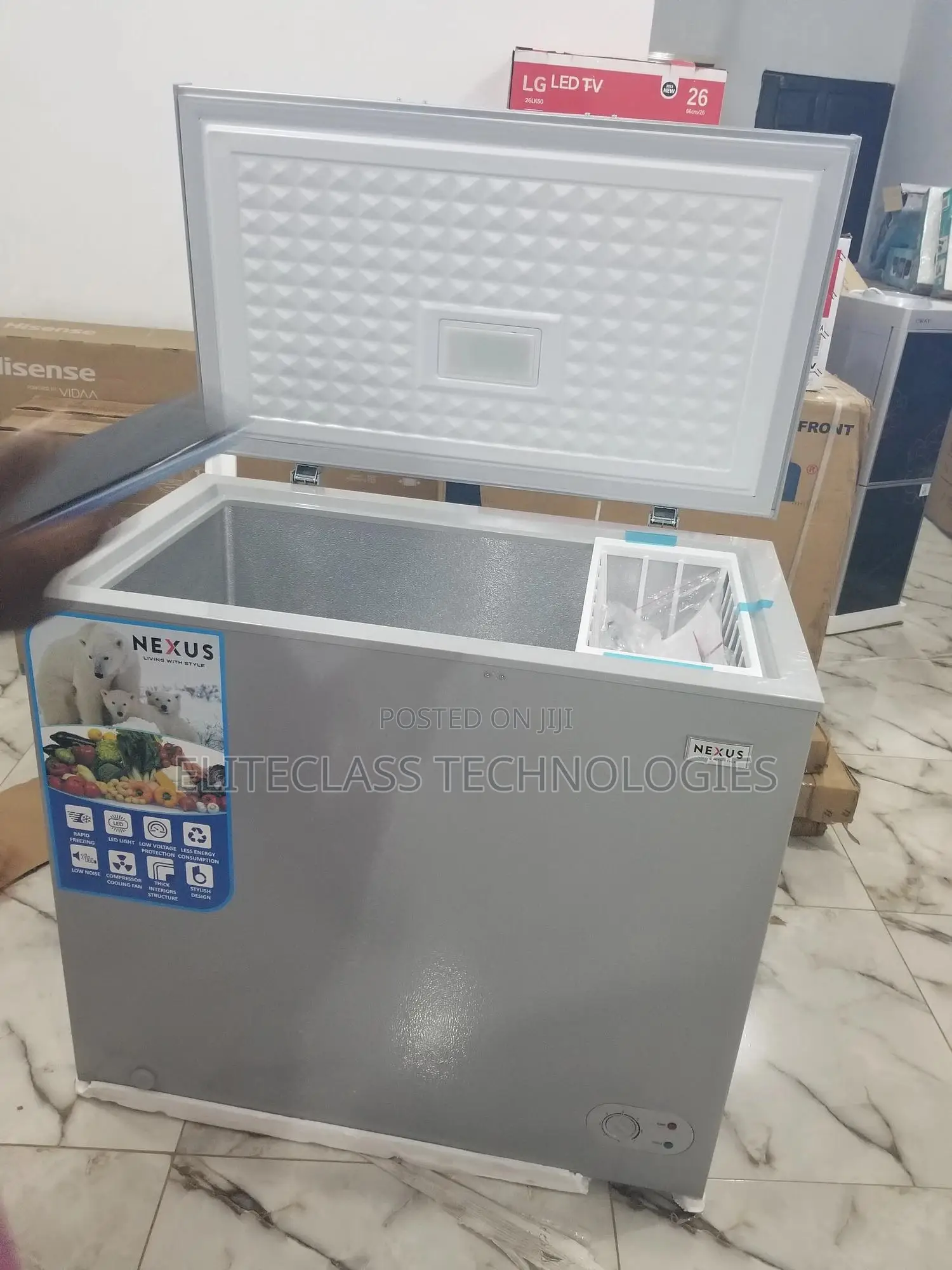 Fast Cooling Nx-265g Nexus Chest Freezer 200L.