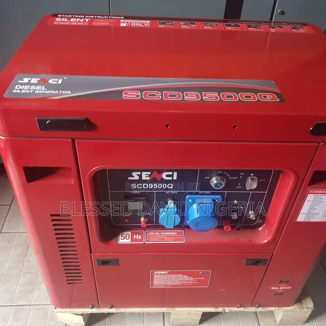 Senci SCD9500Q, 7.5kva Diesel Generator Silent Canopy