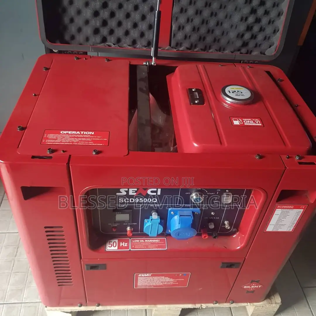 Senci SCD9500Q, 7.5kva Diesel Generator Silent Canopy