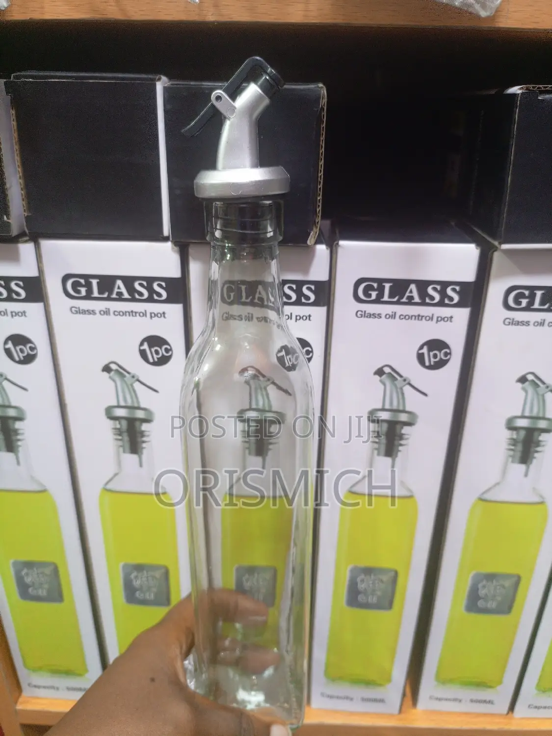 Glass Oil Bottle