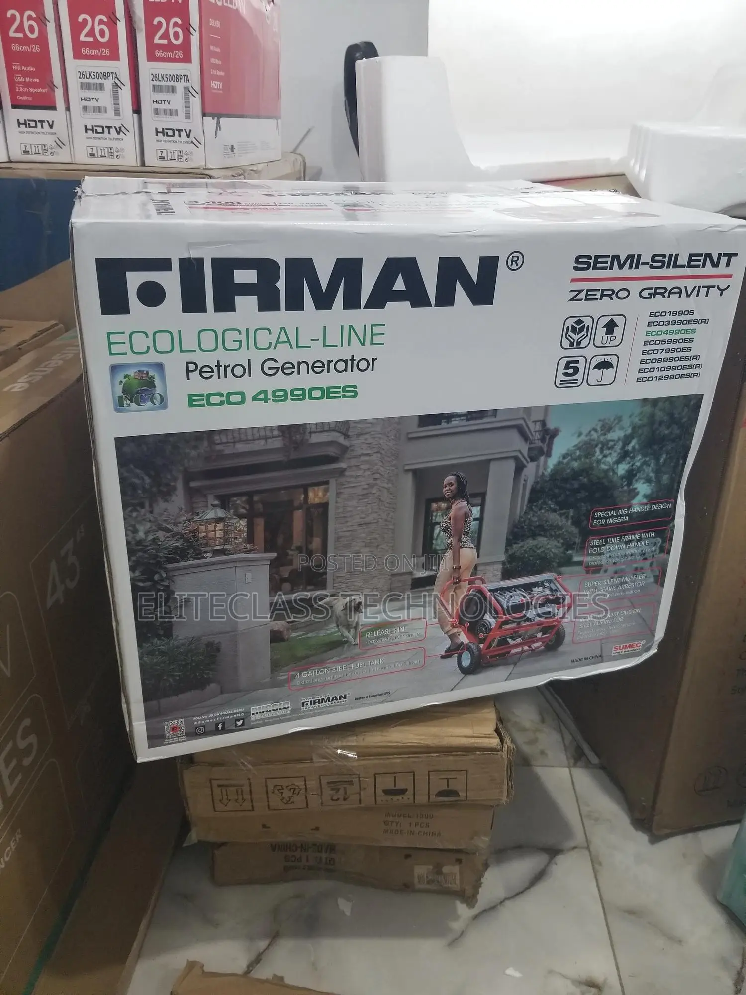 Reliable Firman Generator Eco 4990es.