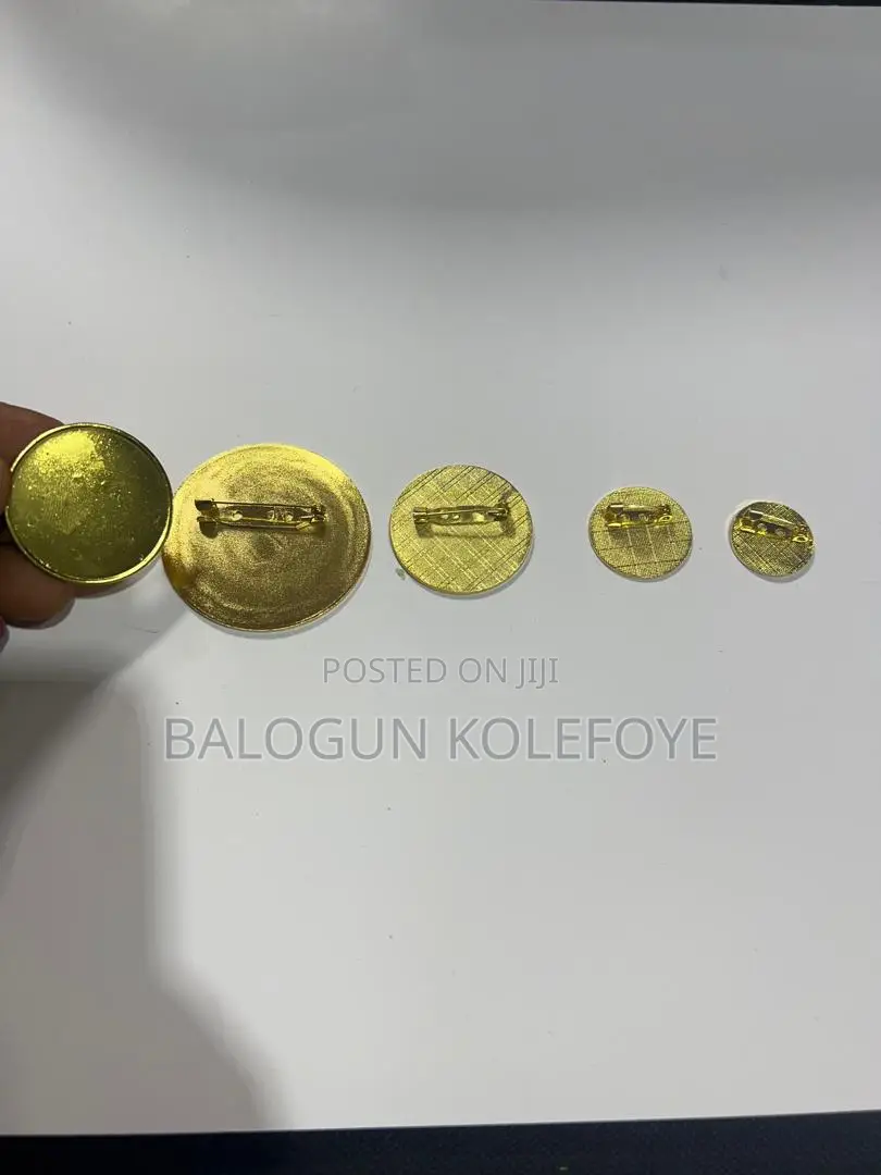 Round, Square, Rectanglar Lapel Pins